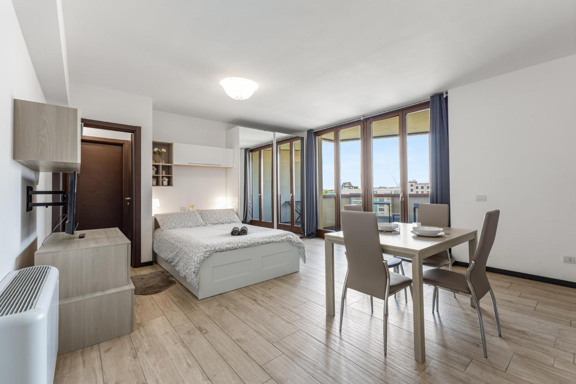 Monolocale Con Balcone Self Check In Sempione Apartment