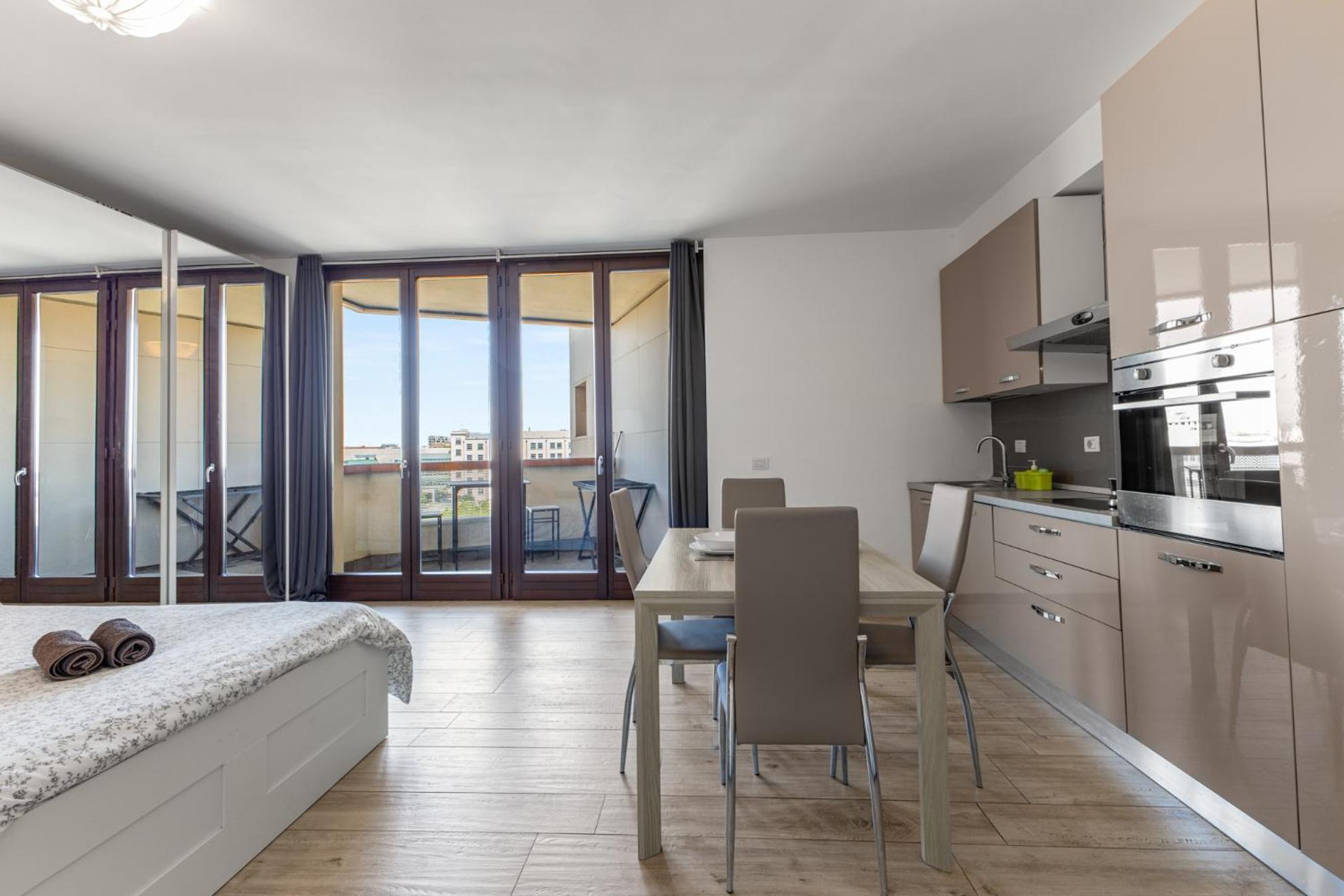 Monolocale Con Balcone Self Check In Sempione Appartement Milaan